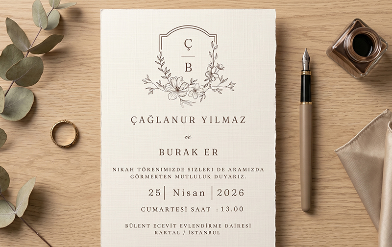 Çağlanur Yılmaz ve Burak Er Dünya Evine Giriyor