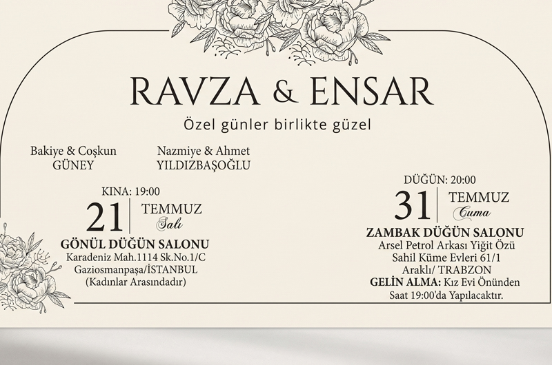 Ravza ve Ensar Dünyaevine Giriyor