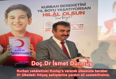 Kızılay vekaleten kurban kesim bedelini açıkladı.