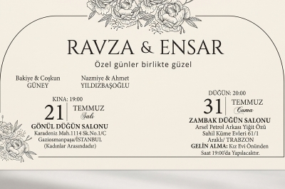 Ravza ve Ensar Dünyaevine Giriyor