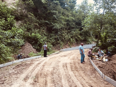 Yokuşbaşı Mah. Meksize bölgesinde yapılan Betonlama çalışmaşı.