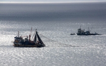 Trabzon'da balıkçılar 