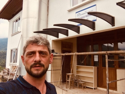 Yokuşbaşı Mahallesi Camii Önüne Sundurma Yapıldı.